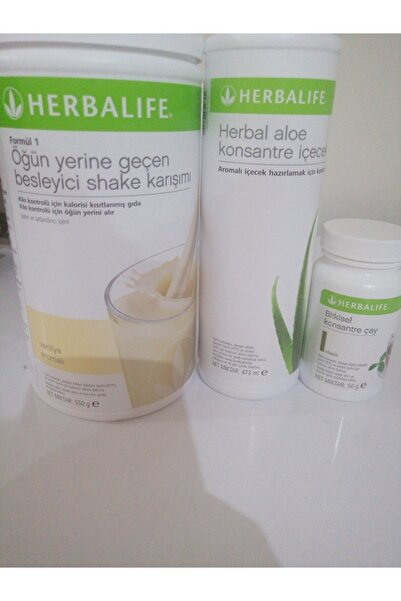 Herbalife 3lü çay,şhake,alovera