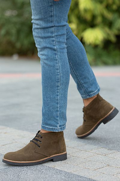 Freemax Ανδρικά Papi Bound Winter Ανδρικά Μποτάκια Suede Khaki