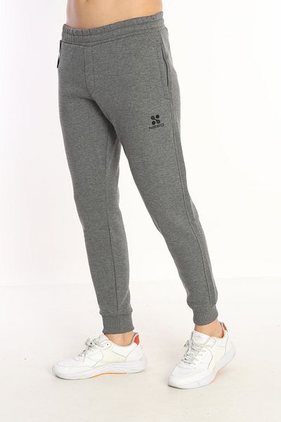 NEED LİFE Men's Anthracite Winter Cotton Elastic Leg Slim Fit Sweatpants