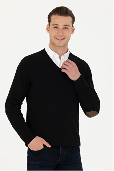 U.S. Polo Assn. U.S. Polo Assn. Erkek Siyah Basic Kazak G081SZ0TK.000.1629687.VR046