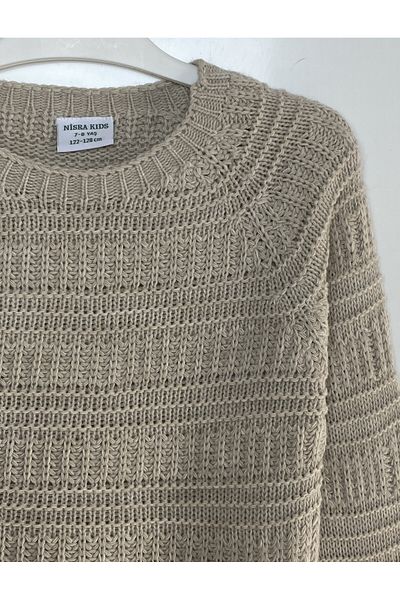 Nisrakids Children's Knitwear Sweater - Long Sleeve and Soft Textured Casual Model