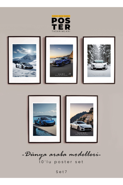 YAPAY ZEKA SANAT Dünya Spor Araba Türleri