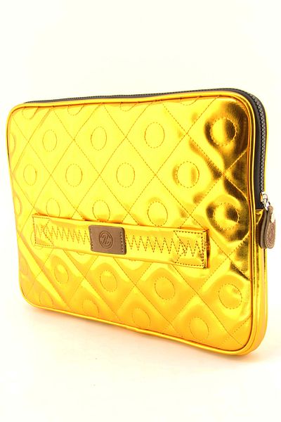 HNB Husă matlasată pentru laptop de 14 inchi Barbie Orange Macbook Air Pro