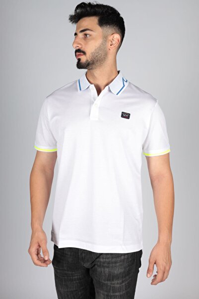 PAUL&SHARK MEN'S KNITTED POLOSHIRT C.W. COTTON