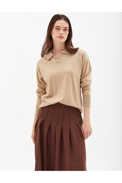 Kayra Collared Knitwear Sweater