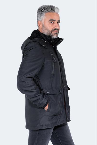 Slazenger Черно мъжко палто и яке Harley - St22Je003-500