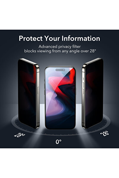 ESR Iphone 15 Pro Hayalet Ekran Koruyucu