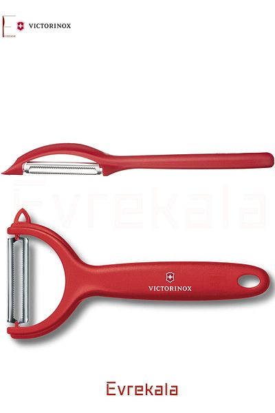 Victorinox Evrekala Shop Peeler Set Victorinox Red Peeler Peeler Set - بائع معتمد Evrekala - أحمر