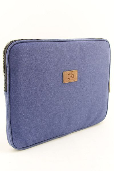 HNB Husă pentru laptop de 13 și 14 inchi, unisex, din pânză albastră