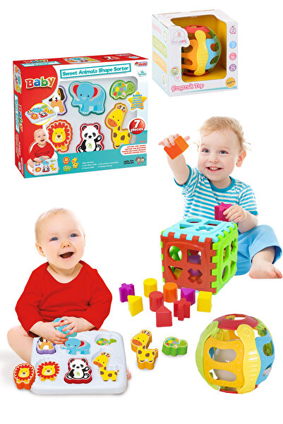 Fırsat Oyuncak مجموعة ألعاب تعليمية لتطوير الذكاء على شكل حيوانات لطيفة