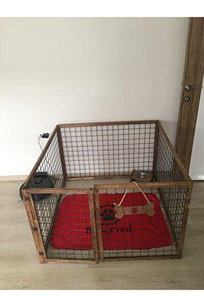 naturbird Metal Ahşap statik boyalı köpek çiti