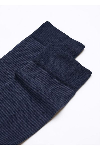 MANGO Man Gestreifte Socken aus Baumwolle