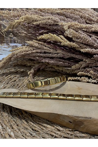 Kaeria Accessory سوار إيطالي ذهبي عادي غير مكتوب