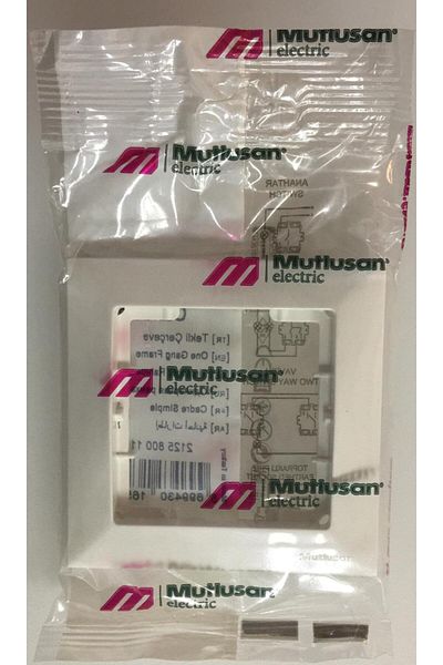 Mutlusan Candela White Single Frame