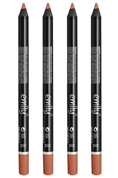 Golden Rose Emily Lip Liner 4 Pack No: 203
