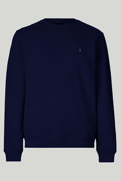 COMBİNE MİCHAİL Navy Blue Color Basic Crew Neck Relaxed Regular Men's Sweatshirt