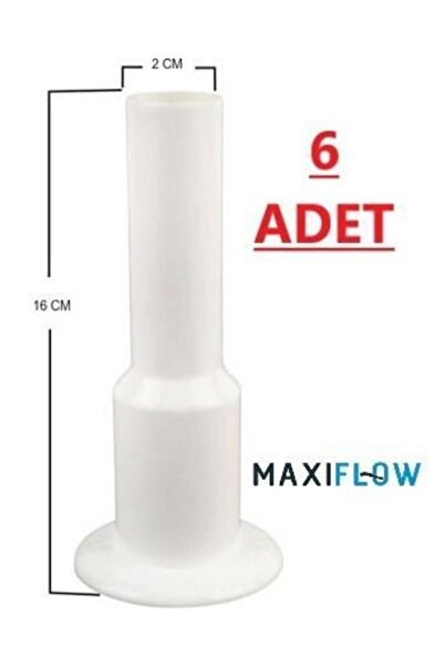 Genel Markalar Petek Boru Gizleme - Boru Gizleyici Beyaz 6 Adet Tesisat Malze...