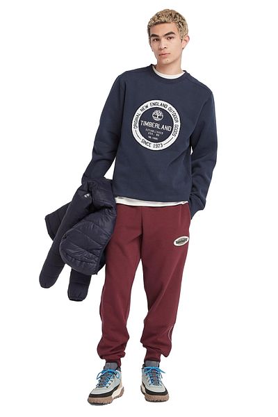 Timberland Pánská mikina Ls Elevated Brand Carrier Crew - TB0A6FRM