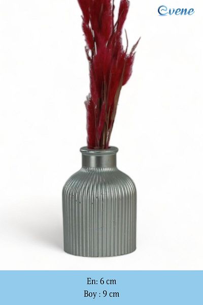 Evene Vase Small Vase Tabletop Vase Home Decoration Vase Silver Color Model 3