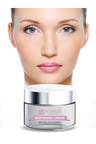 bs bubbles cosmetic Beyazlatıcı Krem Parlak ve Genç Görünüm İçin Anında Etki