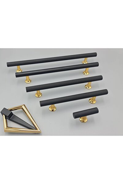 KOLDOOR Mobilier Mâner Dulap Bucătărie Mâner Sertar Daltă Daltă Negru Aur 128 mm