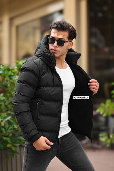 Helen Goods NEW SEASON WATER AND WINDPROOF MEN'S Puffable Coat with fleece lining