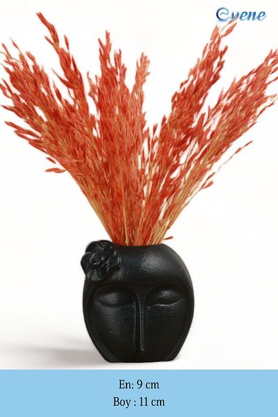 Evene Vase Small Vase Tabletop Vase Home Decoration Vase Black Color Model 12