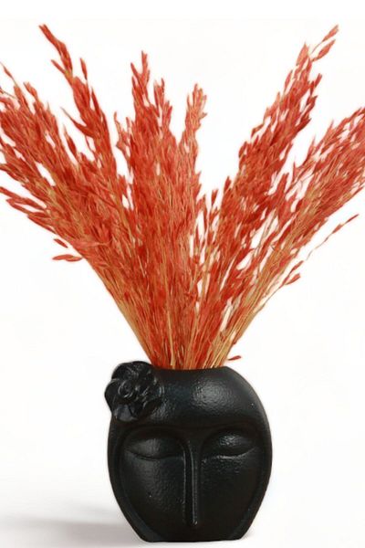 Evene Vase Small Vase Tabletop Vase Home Decoration Vase Black Color Model 12