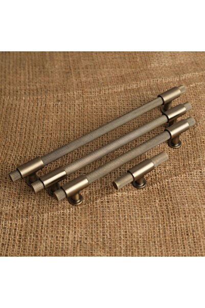 KOLDOOR Punch Kulp Mobilya Dolap Mutfak Çekmece Kulbu Antik Sarı 160 mm 1 Adet