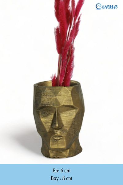 Evene Small Vase - Table Top and Home Decoration, Gold Antique Color Model 15