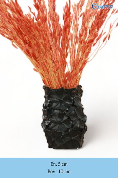 Evene Vase Small Vase Tabletop Vase Home Decoration Vase Black Color Model 16