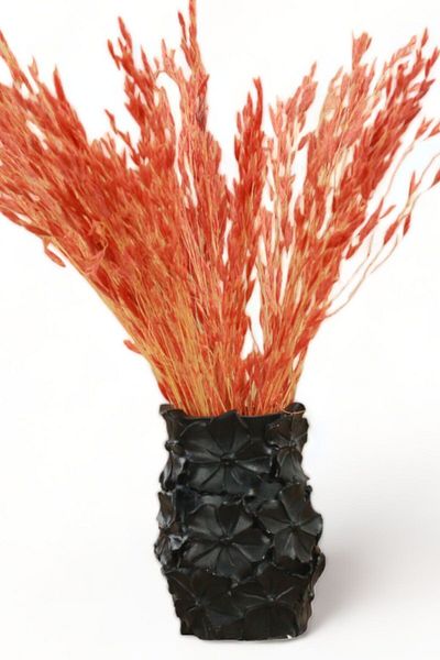 Evene Vase Small Vase Tabletop Vase Home Decoration Vase Black Color Model 16