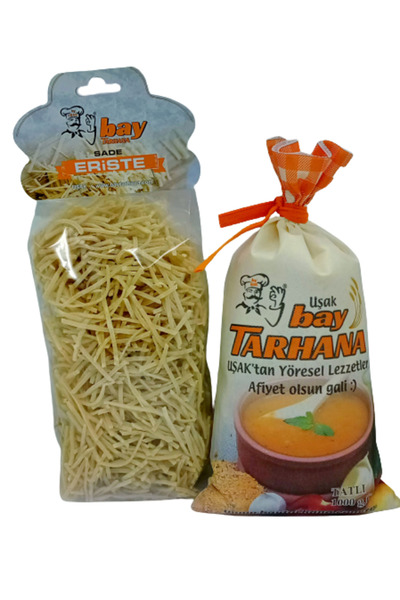 BayTarhana Uşak Tarhanası 1000 gr Tatlı Tarhana - 500 gr Sade Erişte