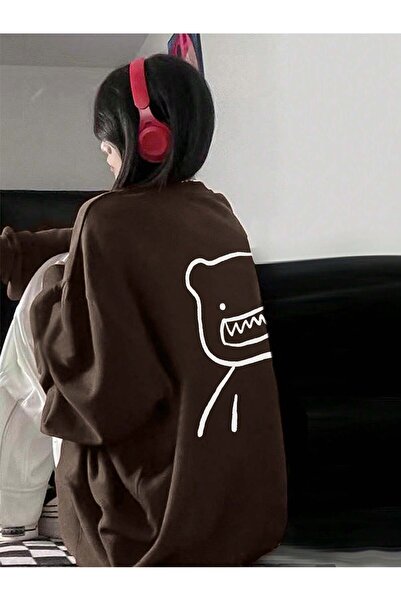 Tarzsokak Desen animat grafic Damla Sweat Green