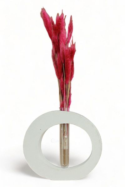 Evene Vase Small Vase Tabletop Vase Home Decoration Vase White Color Model 25