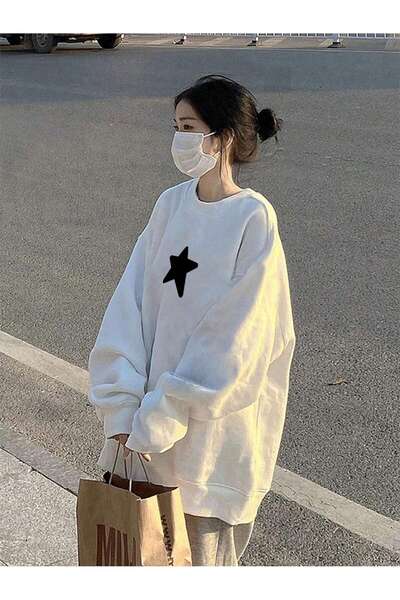 Tarzsokak Alb cu model de stele, cu absorbție redusă a transpirației