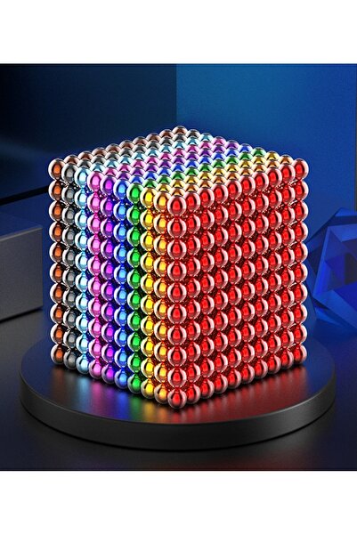 biyeniliklazim Stres bilye neocube mıknatıs bilye boncuk bilye zeka geliştirici eğitici 1000 adet metal kutu