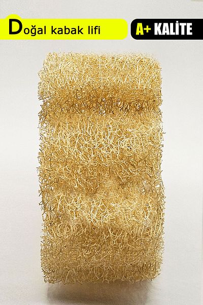FANTASTİK SANAT ATÖLYESİ Natural Pumpkin Fiber, Bath, Shower, Bath Bag - Decorative Gift