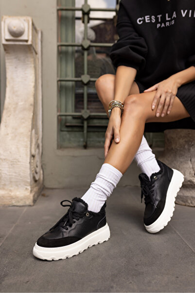 ANGELİNA JONES TENIS KEDDY FEMEI NEGRU PIELE REALĂ EVA TALPA