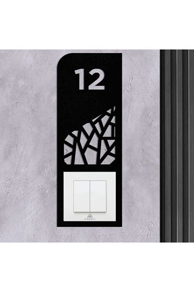 PEARGE HEDİYELİK Decorative Apartment Door Number - Style Owner Design