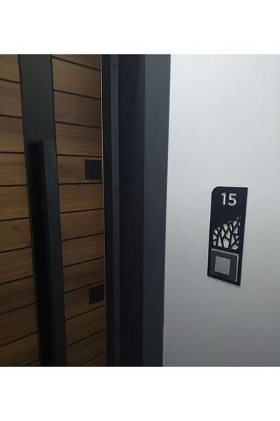 PEARGE HEDİYELİK Decorative Apartment Door Number - Style Owner Design