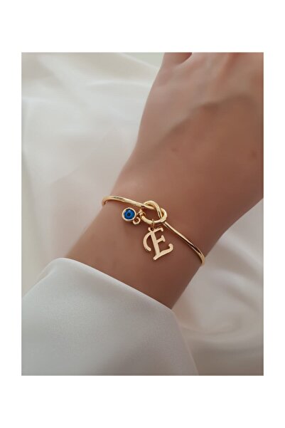 Asia by Leuvoié E Harfli Nazar Boncuklu Düğüm Bilezik