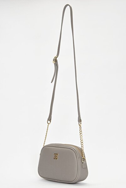 Pierre Cardin Graue Damen-Umhängetasche mit Aufdruck 05PO22Y1543