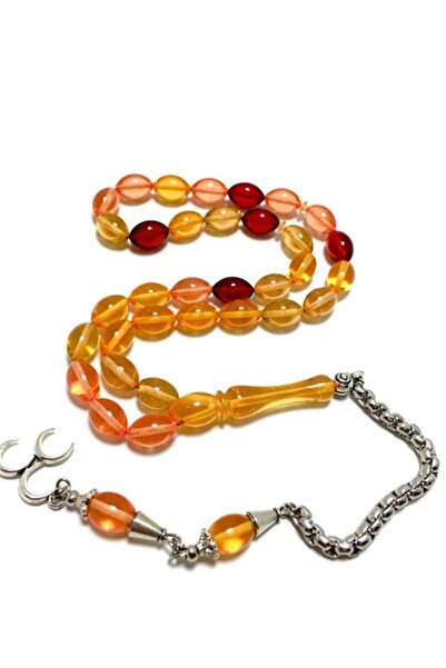 izmirpazarı Молитвени мъниста от прахообразен кехлибар - пъстър цвят