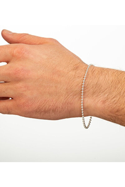 bymissmücevherat 925 Ayar Gümüş Tırnak Makası Model Gümüş Top Zincir Bileklik...