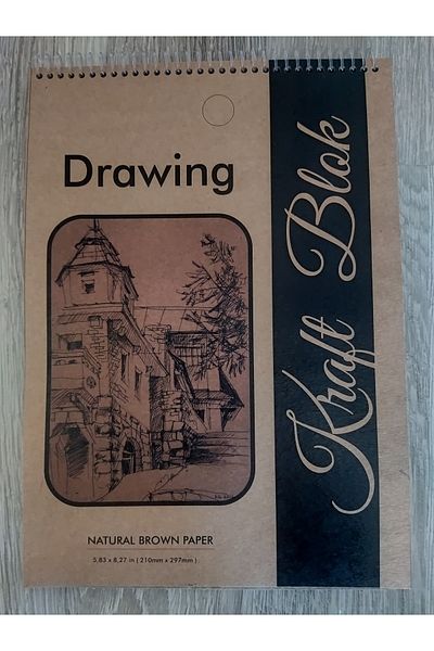 lizy collection Sketchbook Kraftbook - Drawing Notebook, Sketching Kraft