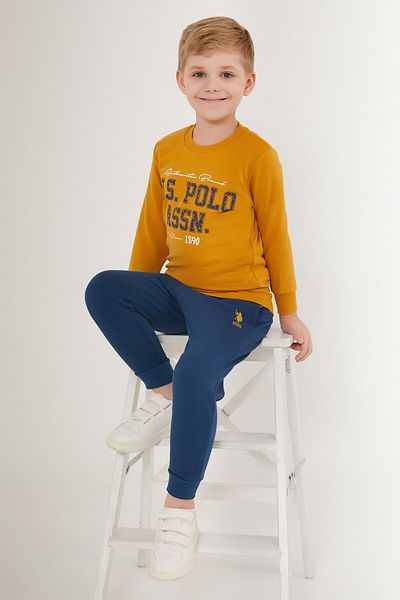 U.S. Polo Assn. Yellow Kids Sweatsuit sets Styles Prices Trendyol
