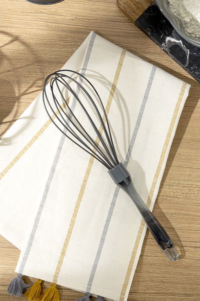 English Home Eggy Silicone Whisk 30 cm Black