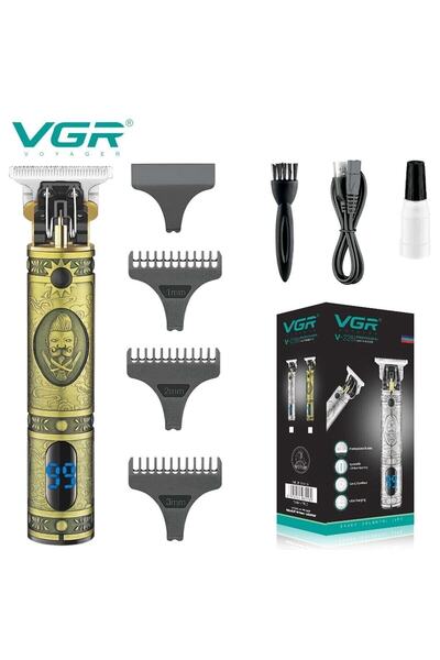 VGR LED ekranlı VGR V-228 Profesyonel Saç Kesme Makinesi Çalışma Süresi: 180 dk