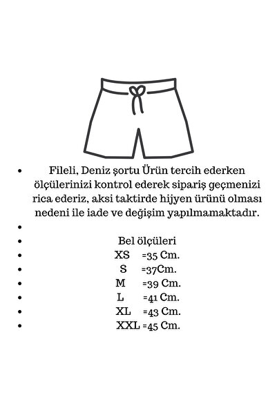 turcobear Erkek Sea Şort Kısa Deniz Mayosu